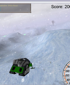 Alternative view of EASe Snowmobile